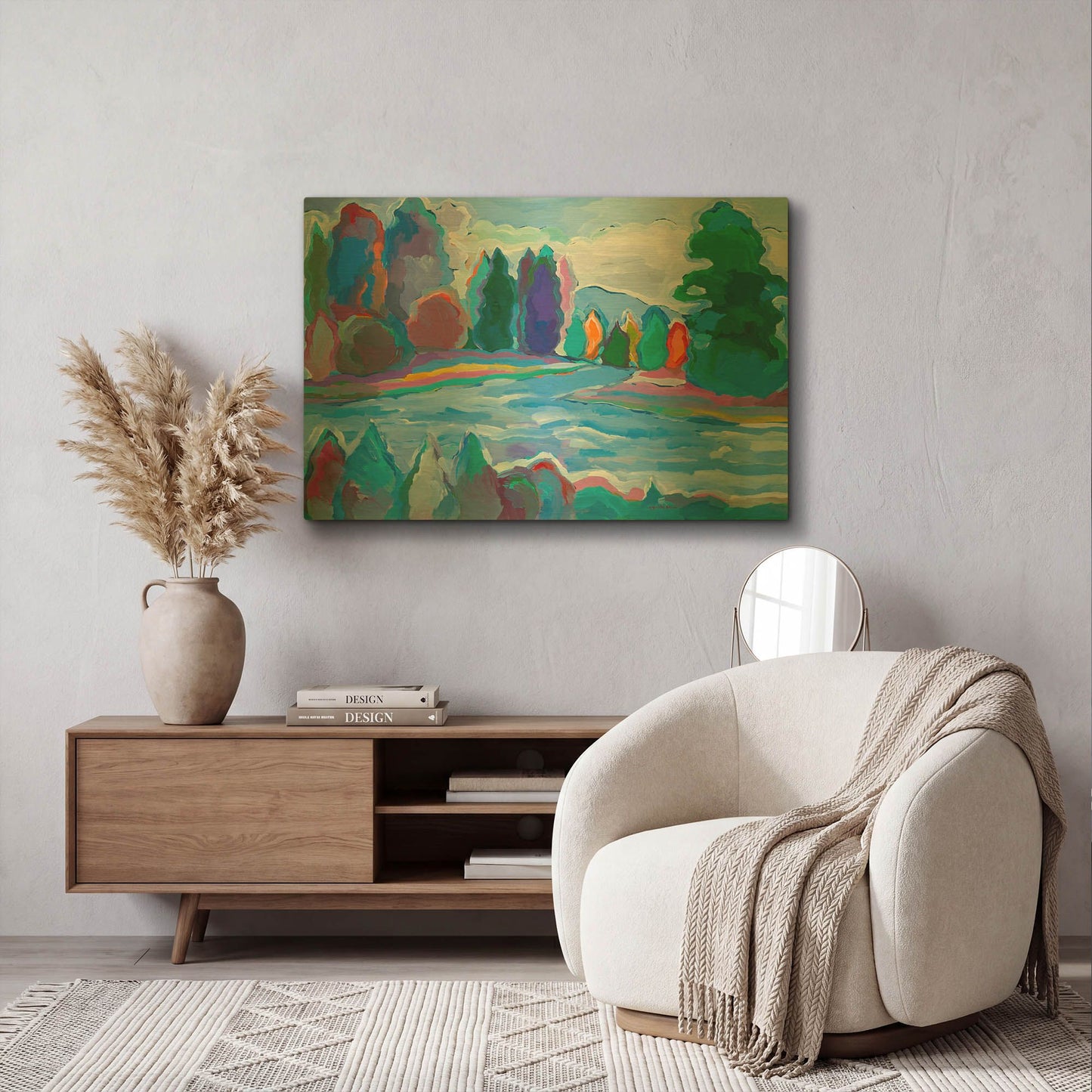 'Colorado Quintessence #3' By Hooshang Khorasani Gold Metal Wall Art