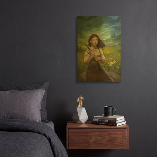 'Virtue' By Howard Lyon Gold Metal Wall Art