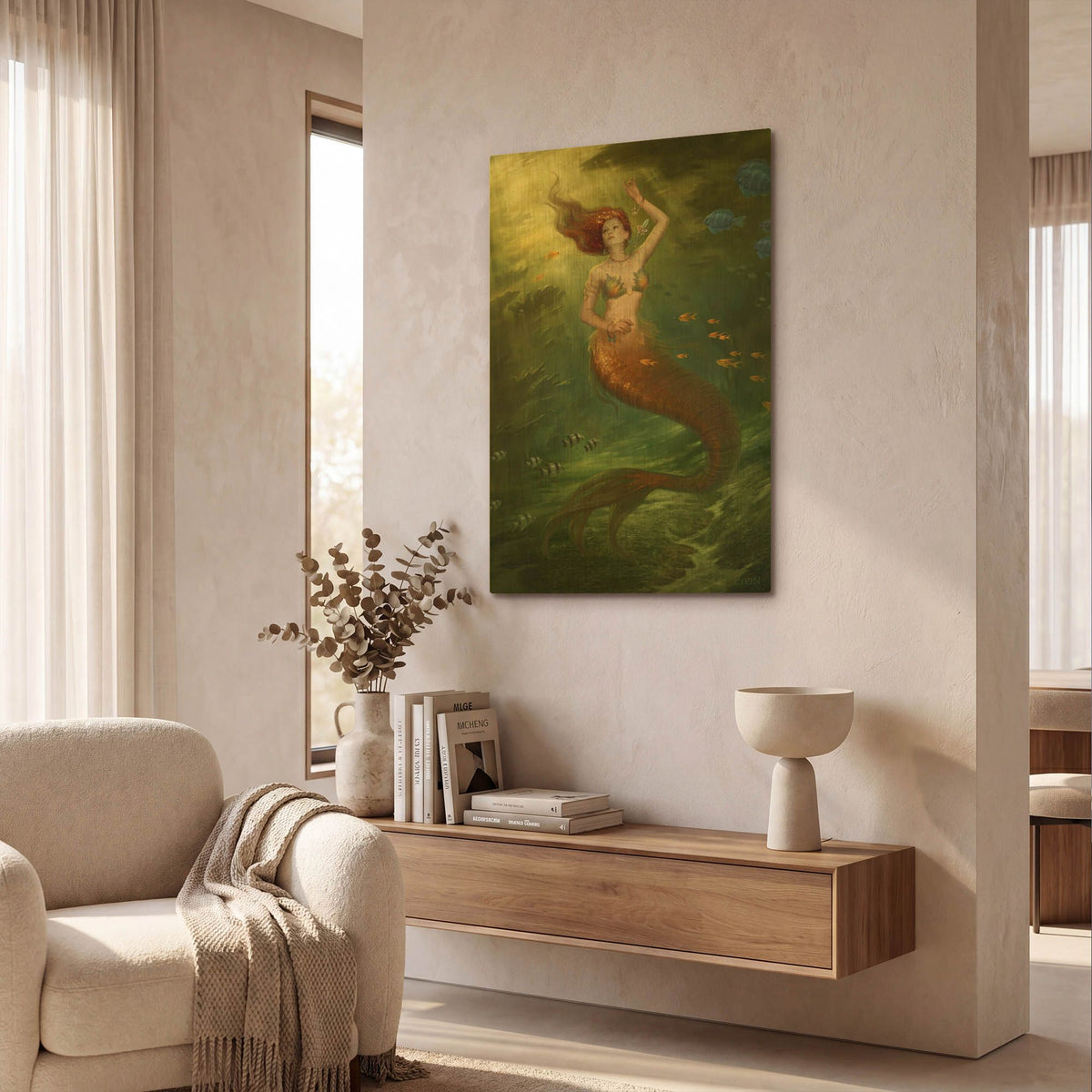 'Underneath it All' By Howard Lyon Gold Metal Wall Art