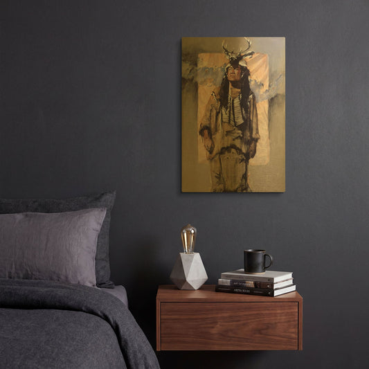'Shared Vision' By J. E. Knauf Gold Metal Wall Art