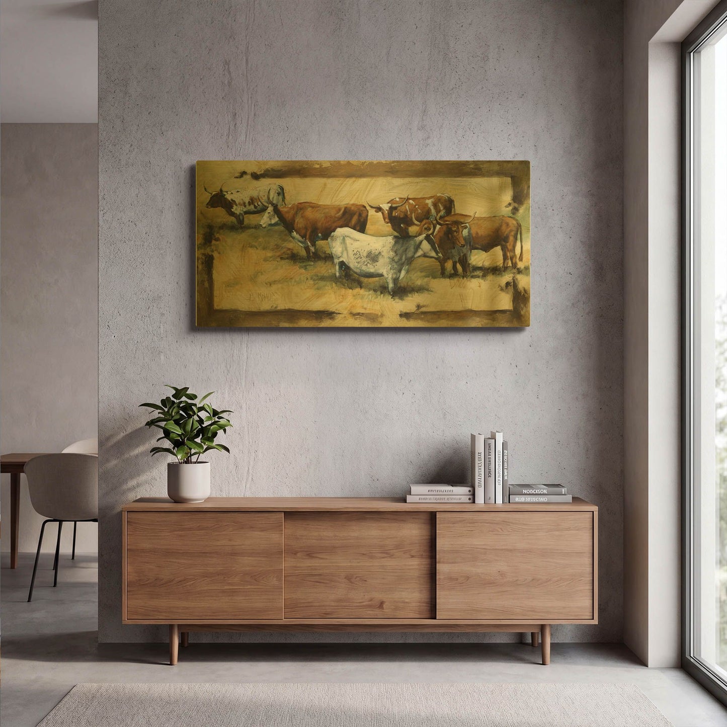 'All Points' By J. E. Knauf Gold Metal Wall Art