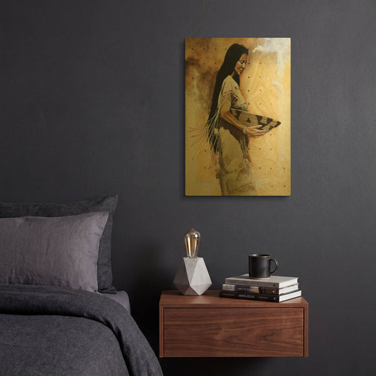 'Seeking Shade' By J. E. Knauf Gold Metal Wall Art