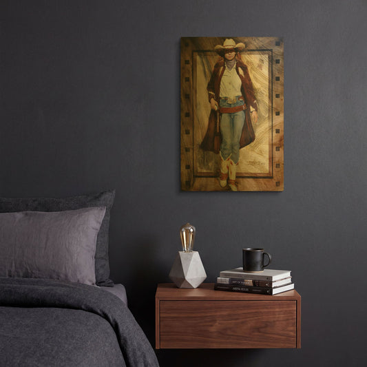 'Buckled Up' By J. E. Knauf Gold Metal Wall Art