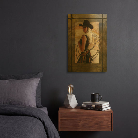 'Come Along' By J. E. Knauf Gold Metal Wall Art