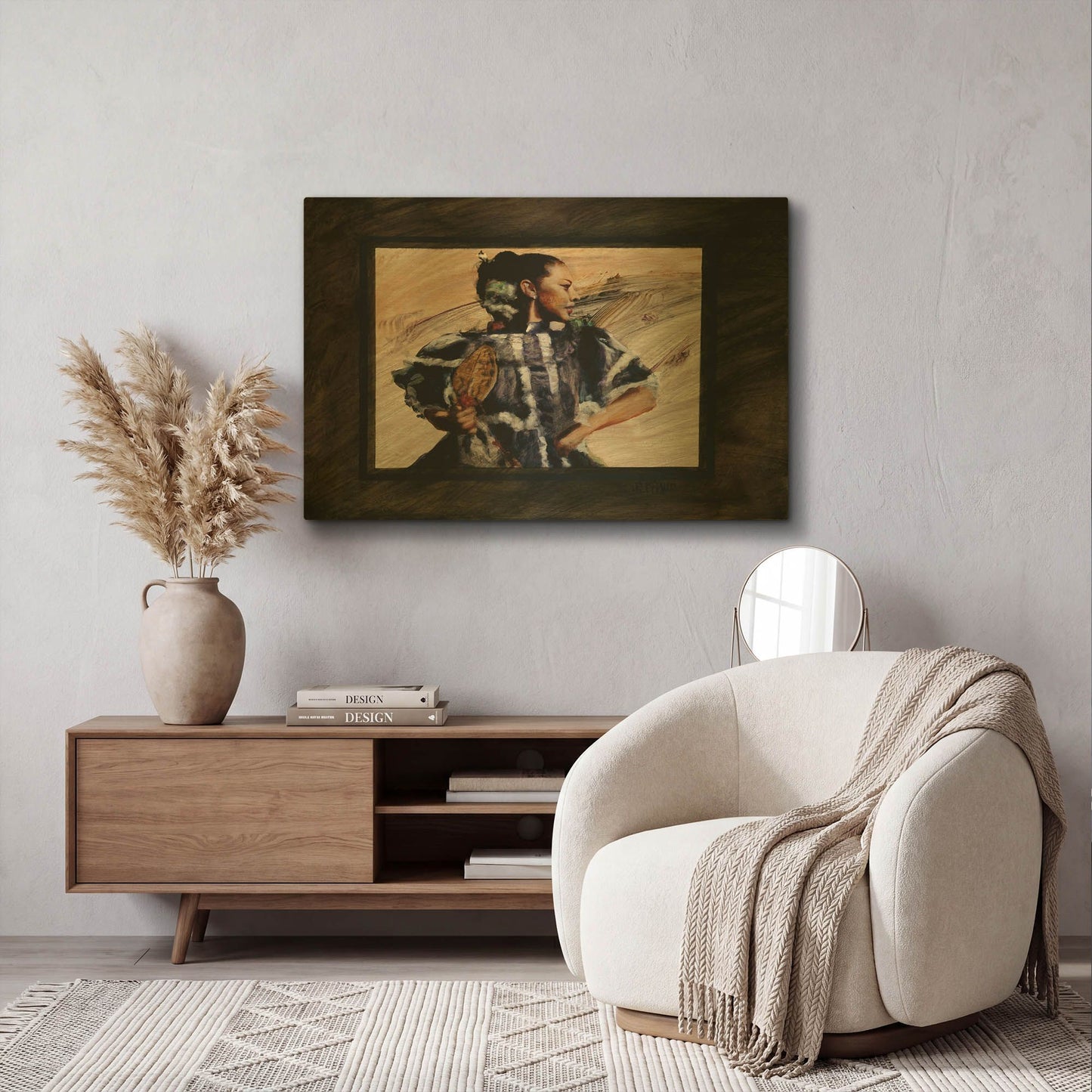 'Elcinco' By J. E. Knauf Gold Metal Wall Art