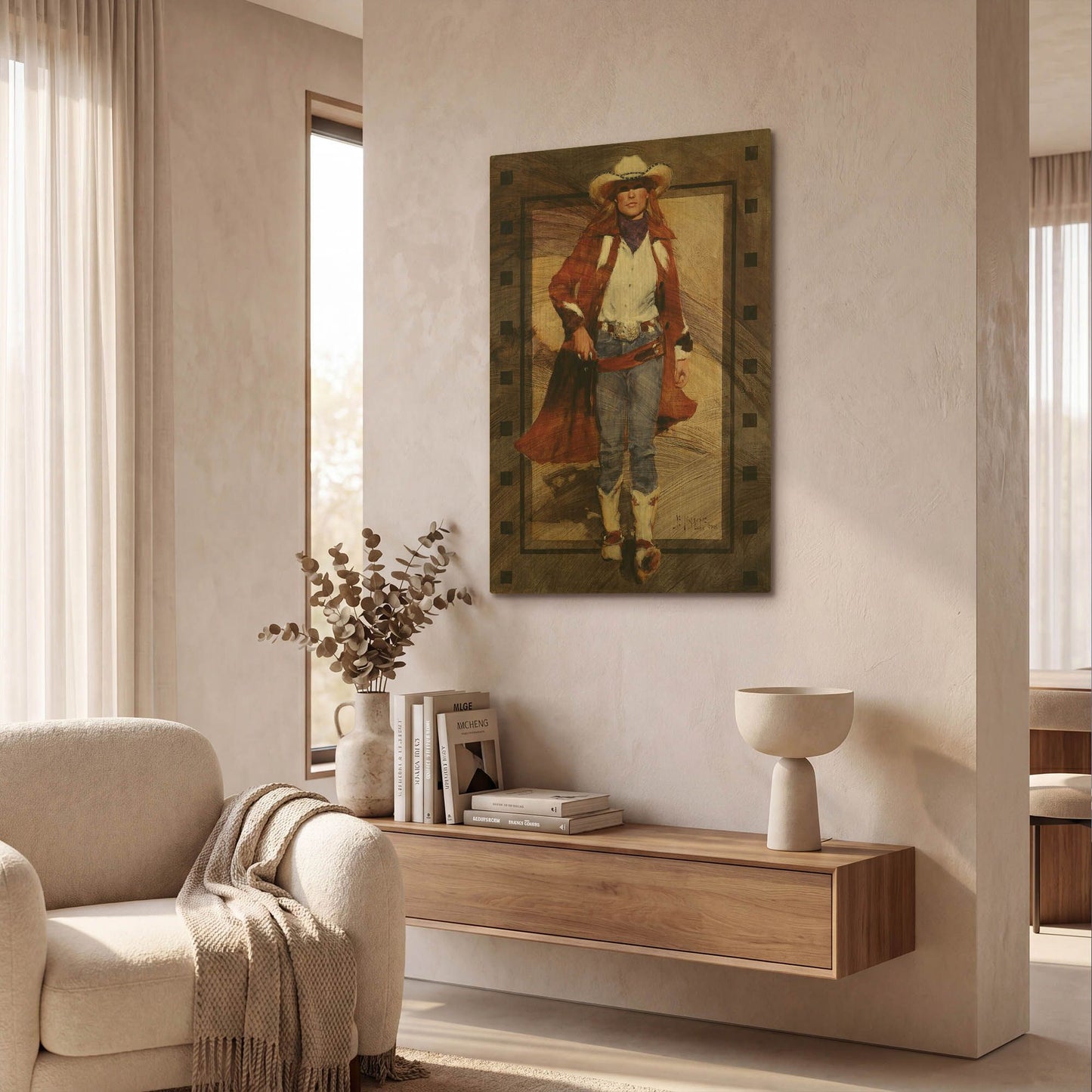 'On The March' By J. E. Knauf Gold Metal Wall Art