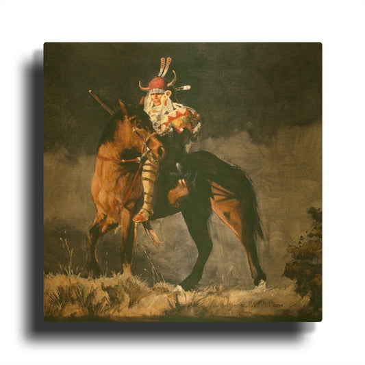 'Hill Top 2' By J. E. Knauf Gold Metal Wall Art