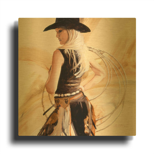 'Framed' By J. E. Knauf Gold Metal Wall Art