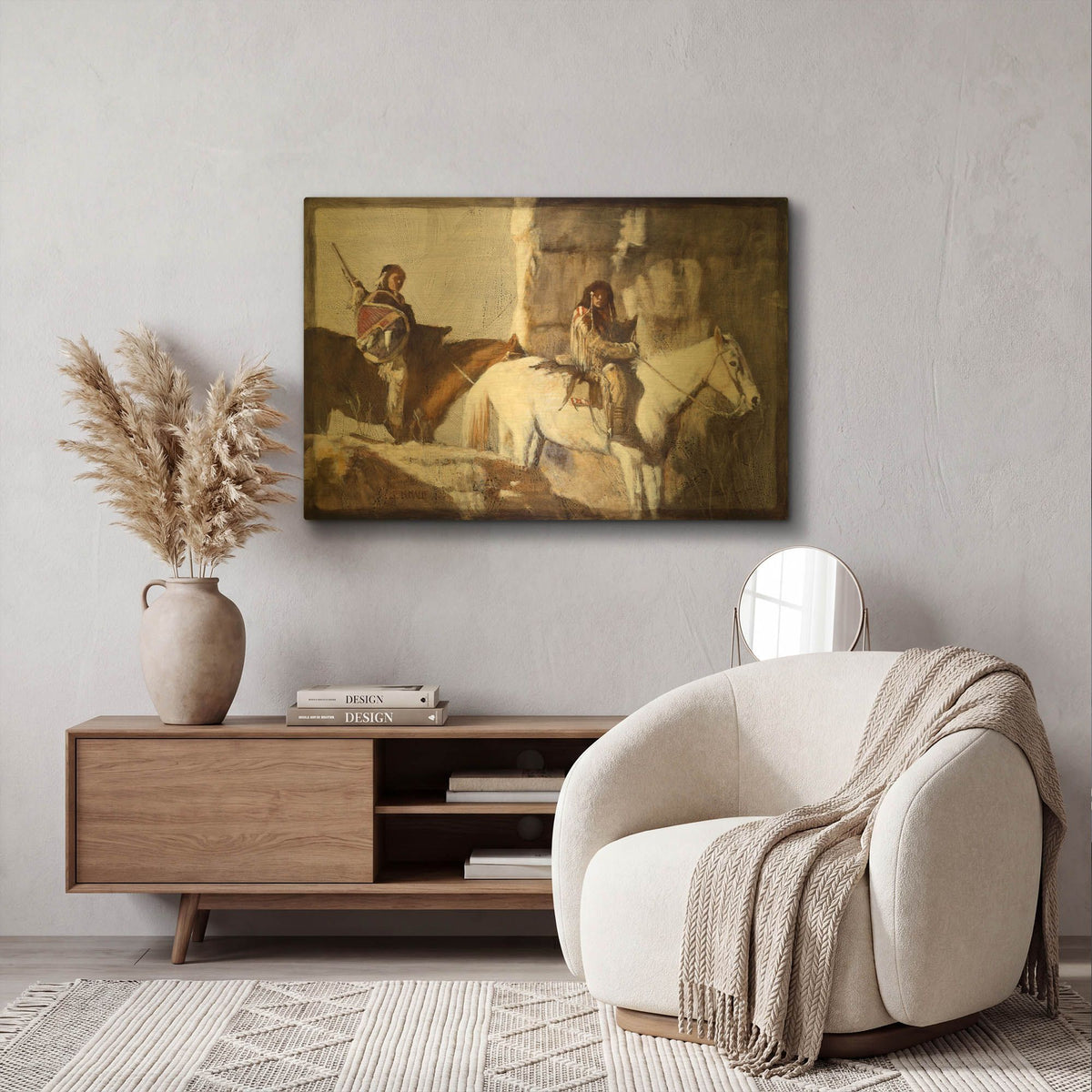 'Pass' By J. E. Knauf Gold Metal Wall Art