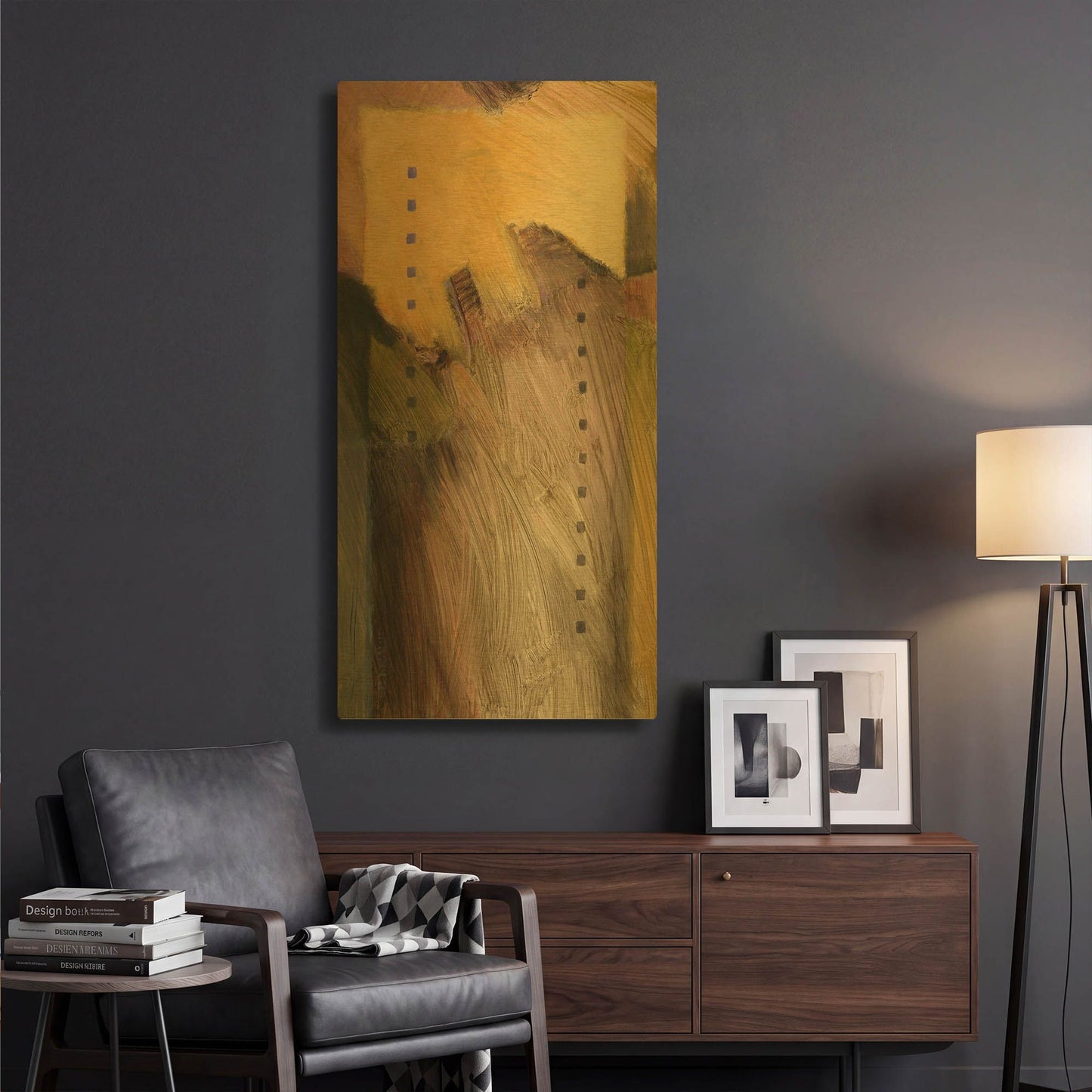 'Cathedral 10' By J. E. Knauf Gold Metal Wall Art