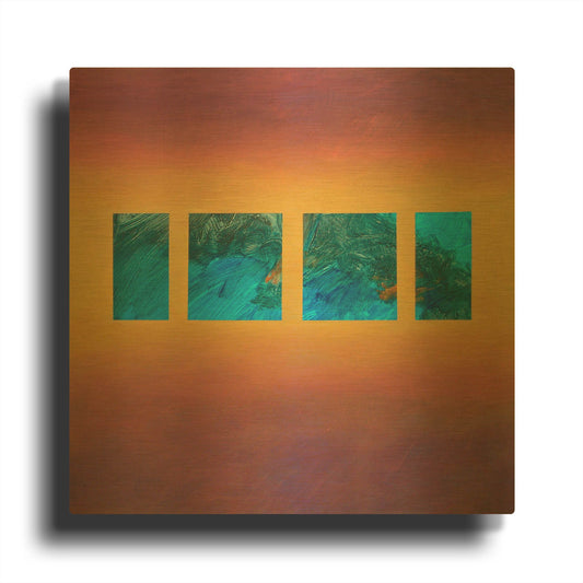 'Namotu' By J. E. Knauf Gold Metal Wall Art