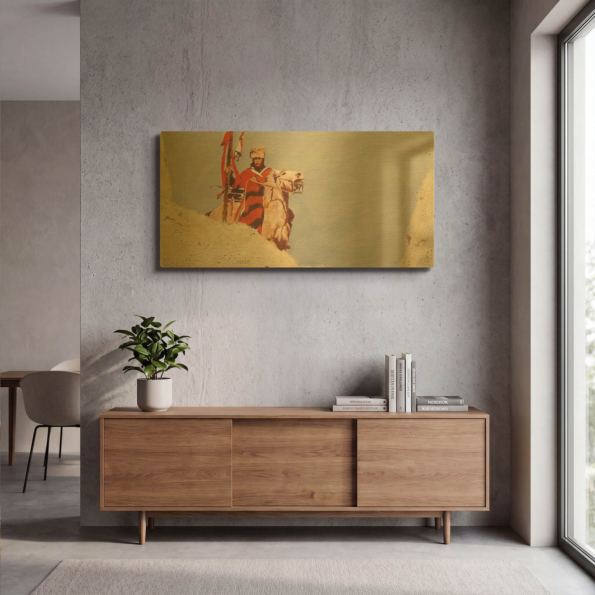 'Overlook' By J. E. Knauf Gold Metal Wall Art