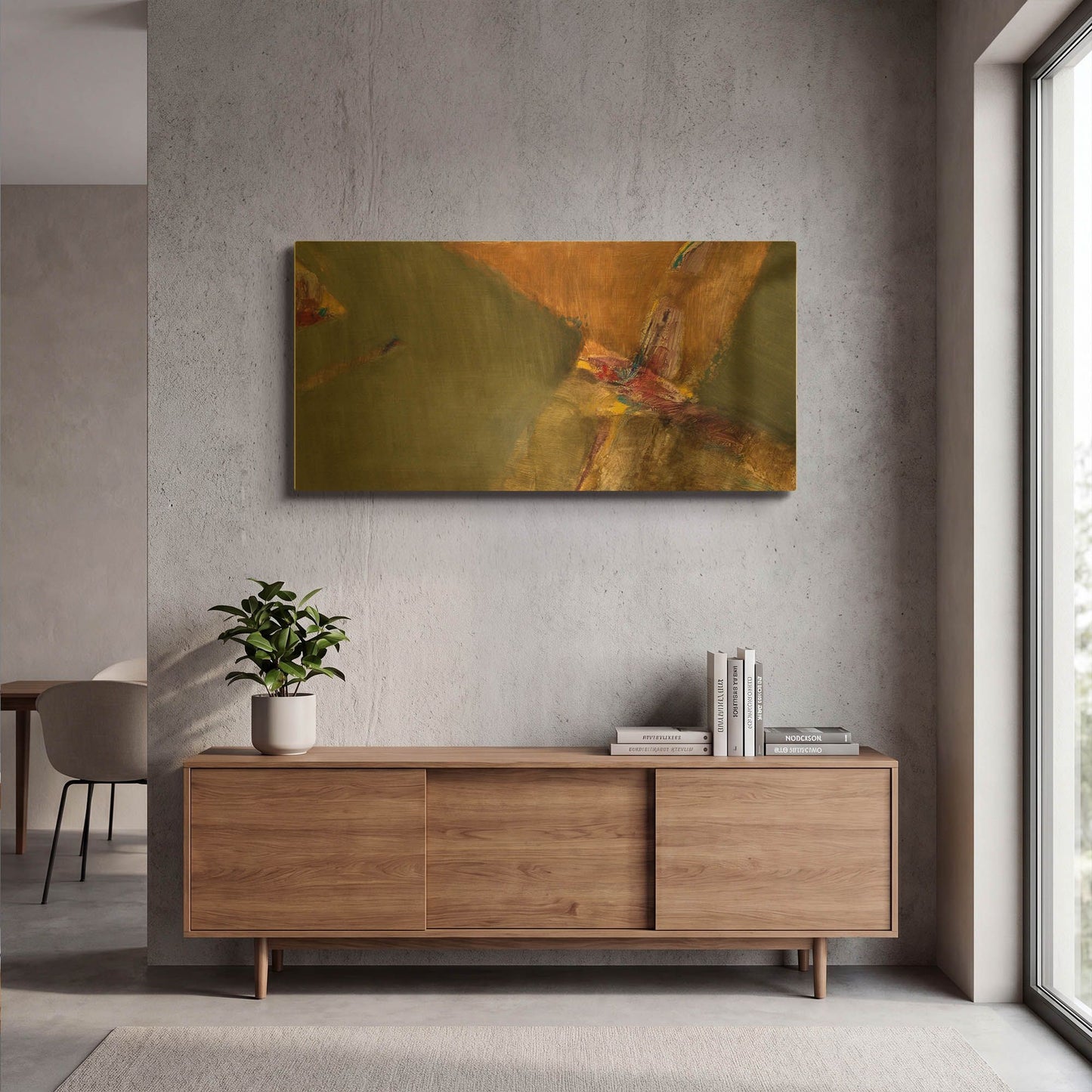 'Rainbow Wash' By J. E. Knauf Gold Metal Wall Art