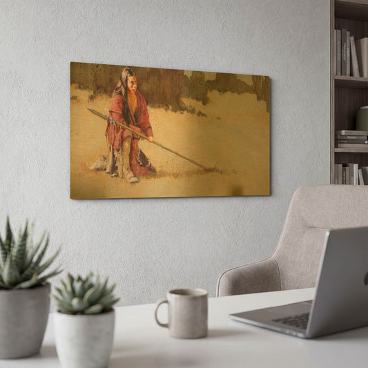 'Track' By J. E. Knauf Gold Metal Wall Art