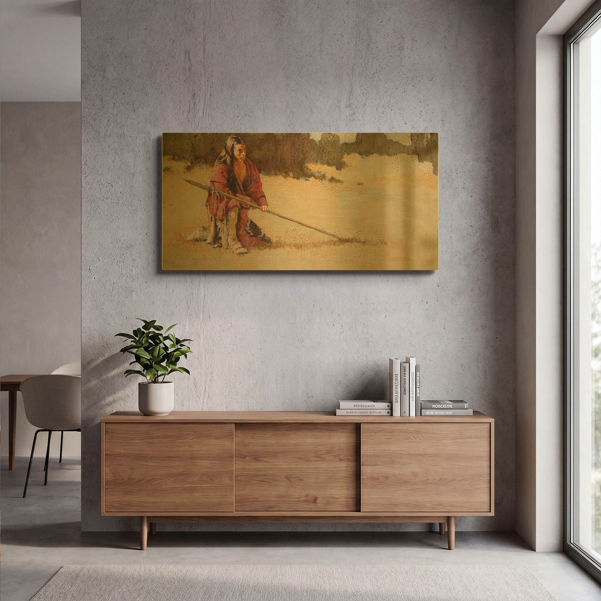 'Track' By J. E. Knauf Gold Metal Wall Art