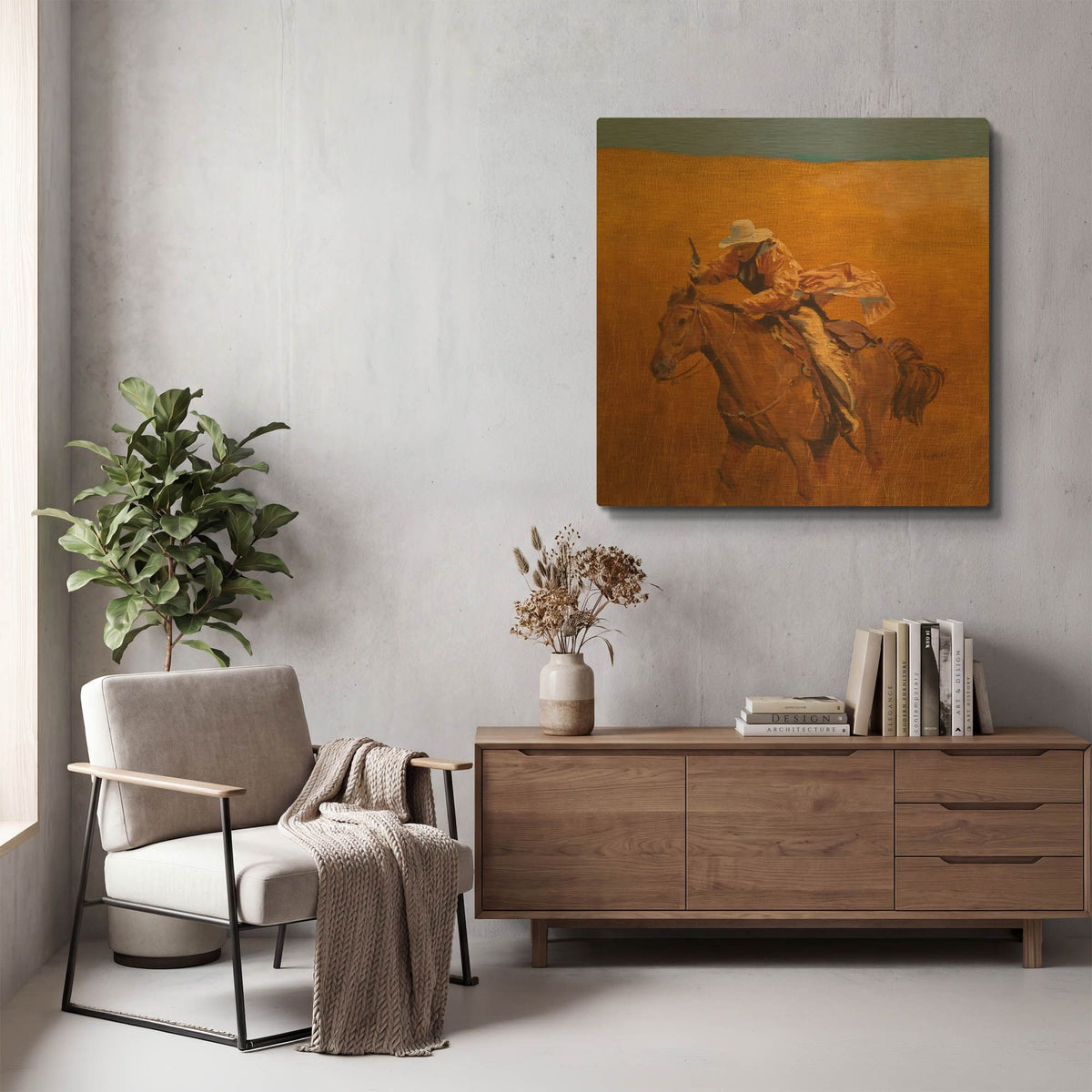 'Escape' By J. E. Knauf Gold Metal Wall Art