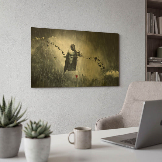'Reach' By Cameron Gray Gold Metal Wall Art
