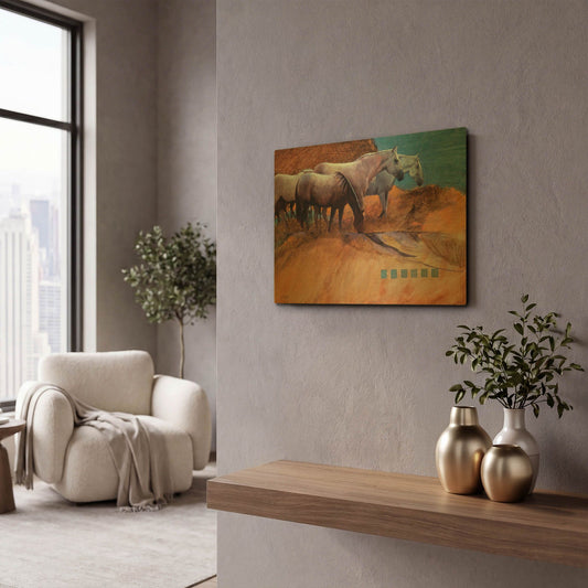 'Supai' By J. E. Knauf Gold Metal Wall Art
