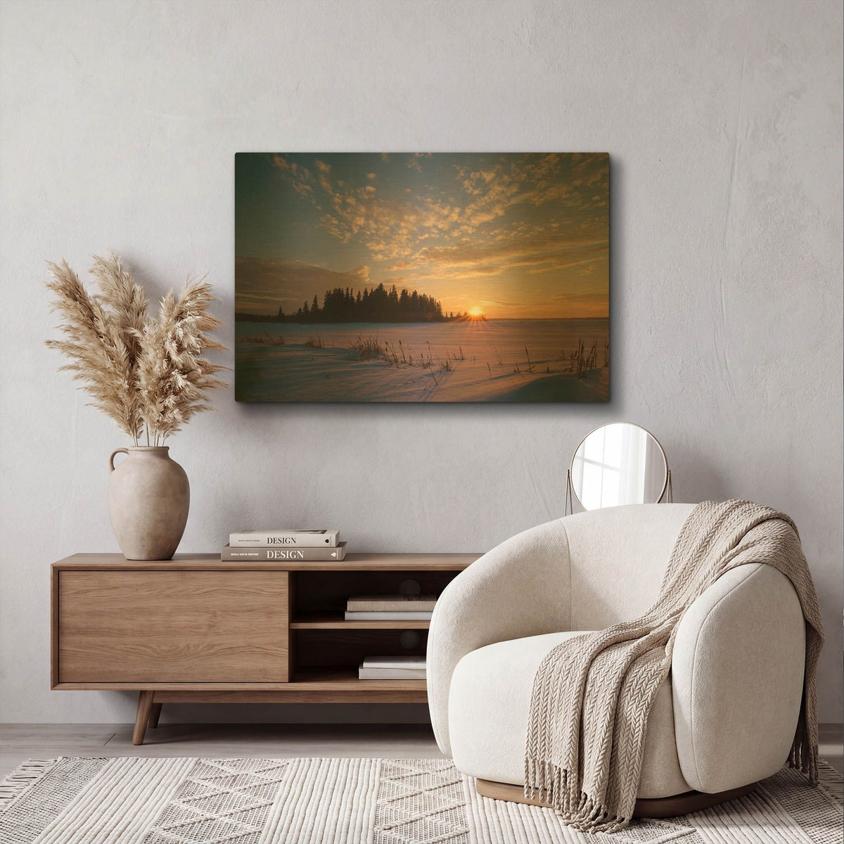 'Elk Island 3' By Joe Reimer Photography Gold Metal Wall Art