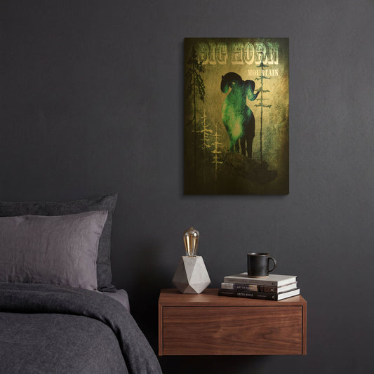'Wind River II' By Lightbox Journal Gold Metal Wall Art
