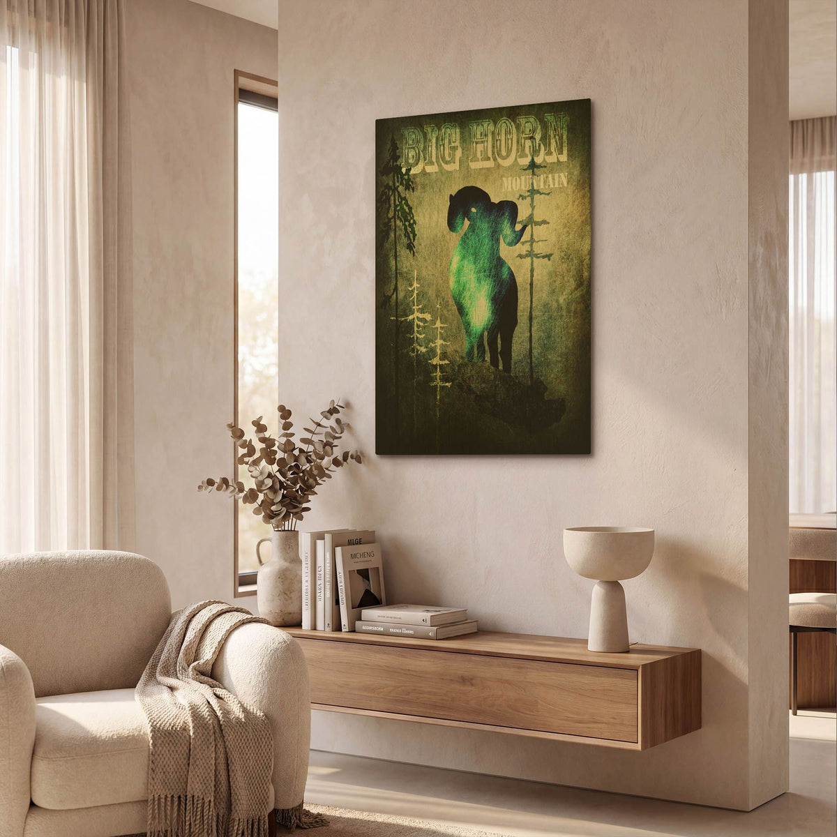 'Wind River II' By Lightbox Journal Gold Metal Wall Art