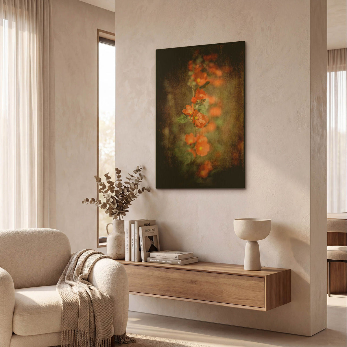 'Desert Flower 5' By Lightbox Journal Gold Metal Wall Art