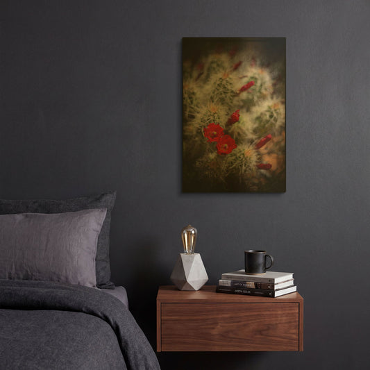 'Desert Flower 6' By Lightbox Journal Gold Metal Wall Art