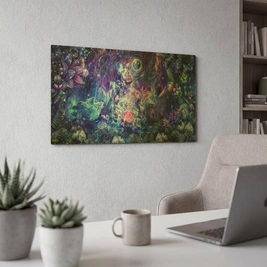 'Transcension' By Cameron Gray Gold Metal Wall Art