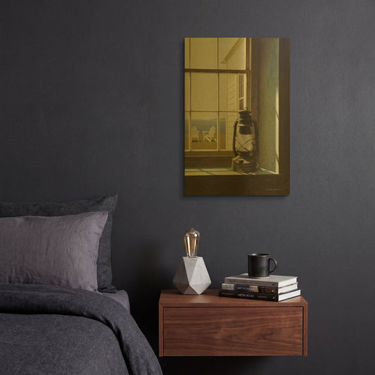 'Window' By Zhen-Huan Lu Gold Metal Wall Art