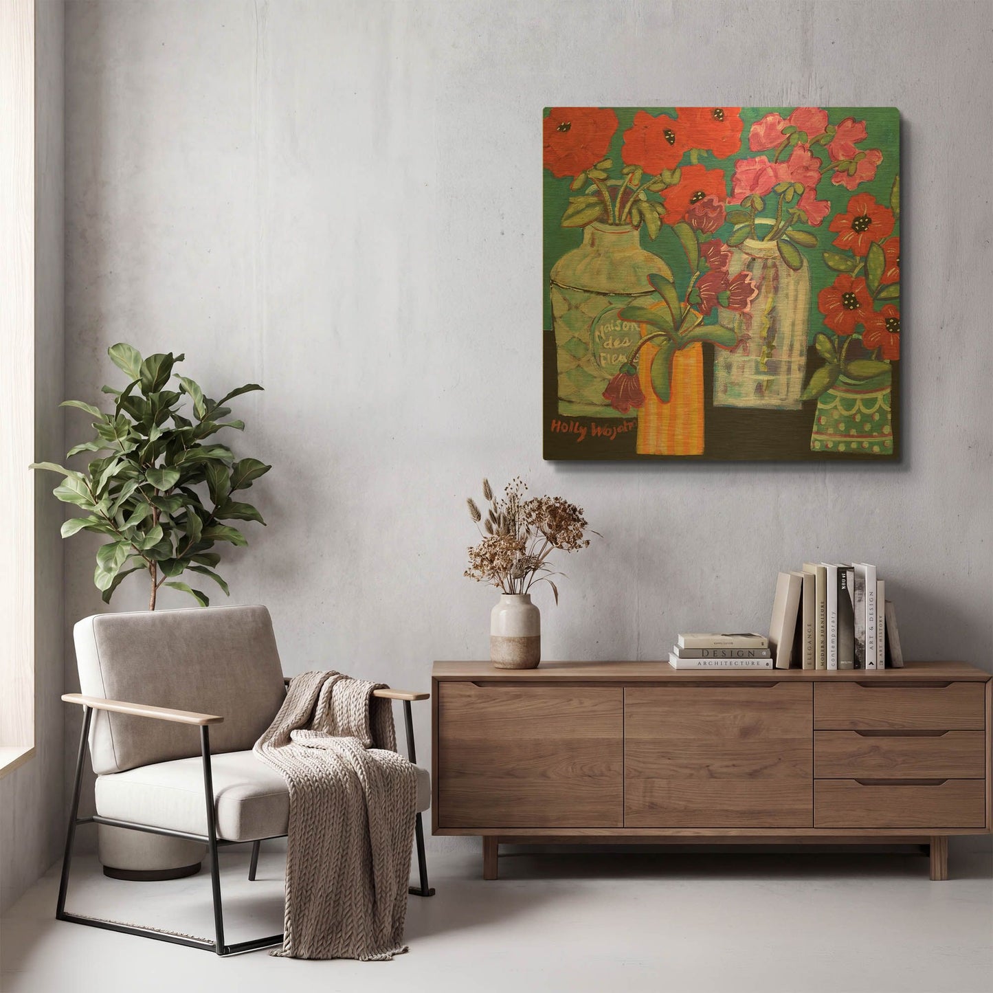 'Linger Longer Loverlies' By Holly Wojhan Gold Metal Wall Art
