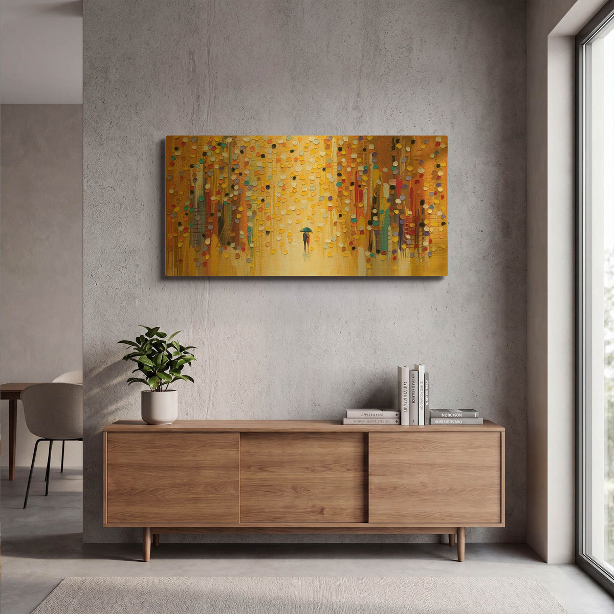 'Hot Sunset' By Ekaterina Ermilkina Gold Metal Wall Art