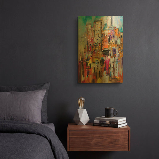 'Wonderland' By Ekaterina Ermilkina Gold Metal Wall Art