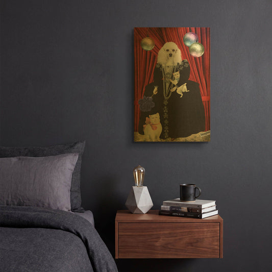 'Jezebel' By Elo Marc Gold Metal Wall Art