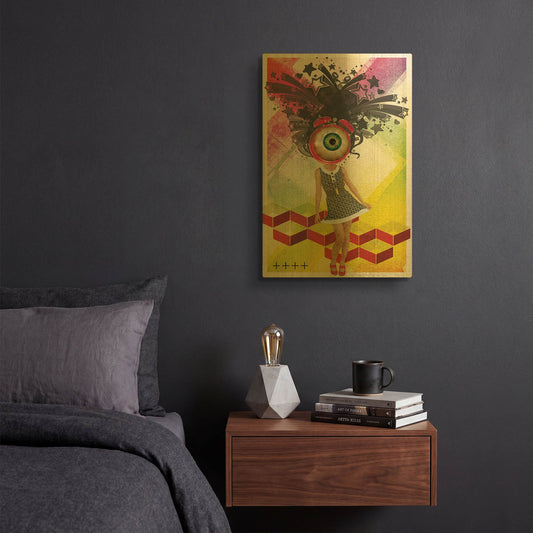 'Do You Watch Your Time' By Elo Marc Gold Metal Wall Art