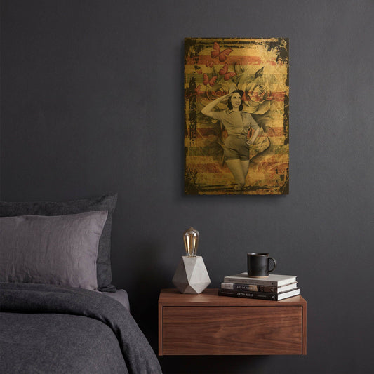 'We Want You' By Elo Marc Gold Metal Wall Art