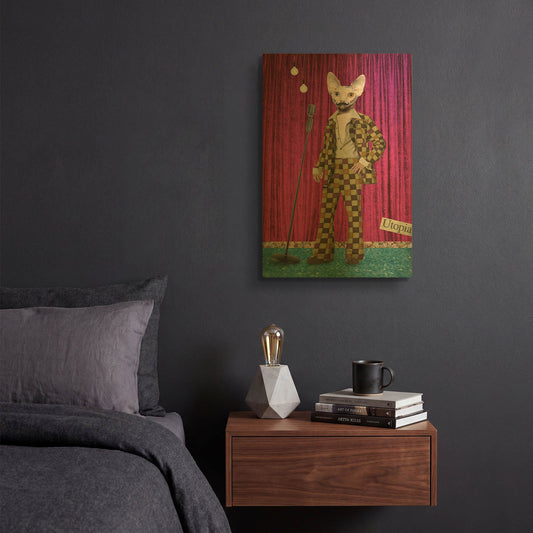 'Boogie Nights' By Elo Marc Gold Metal Wall Art
