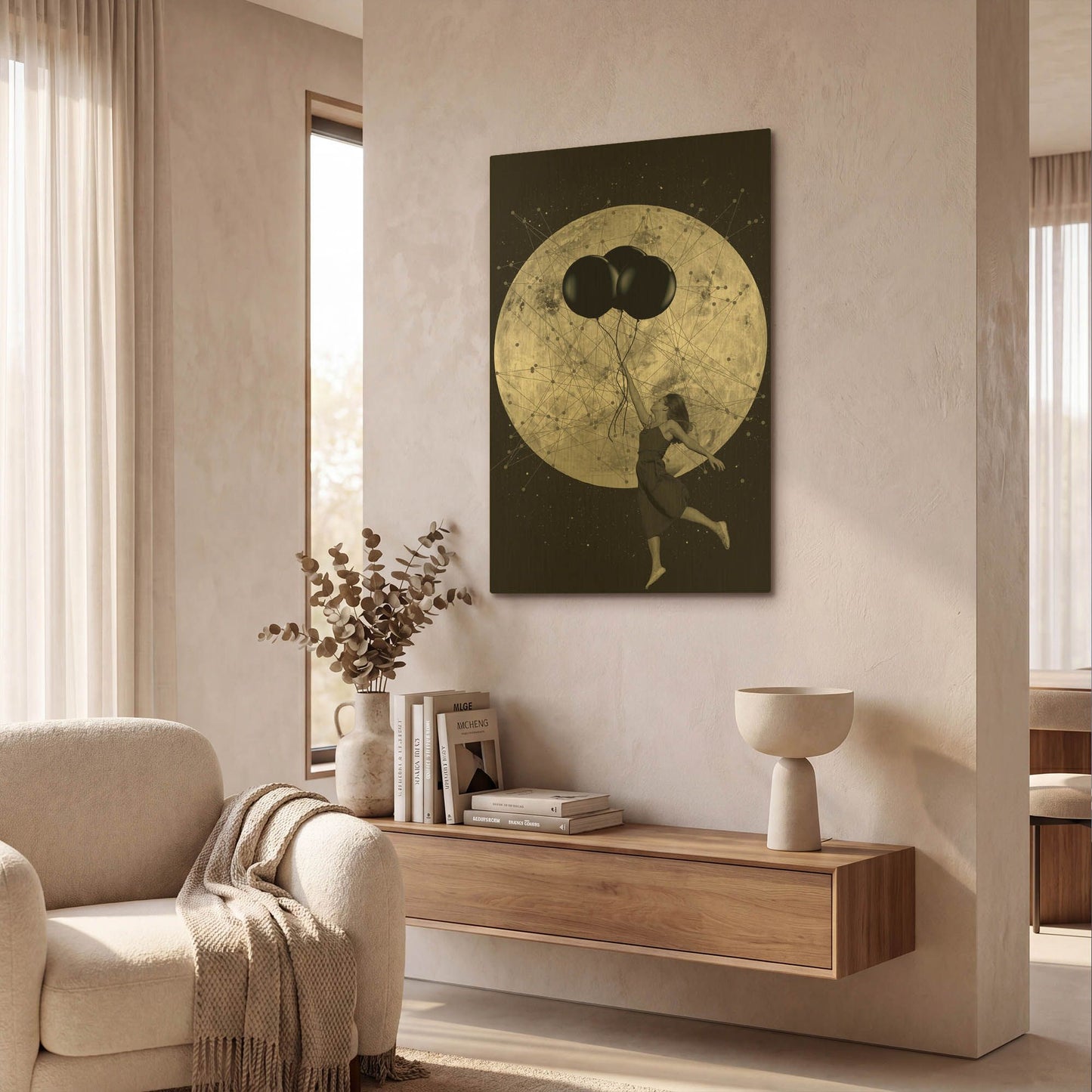 'Women Are From Venus' By Elo Marc Gold Metal Wall Art