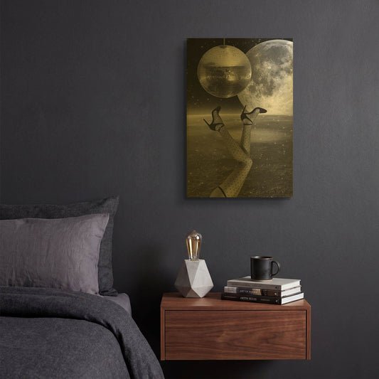 'Hangin' By Elo Marc Gold Metal Wall Art