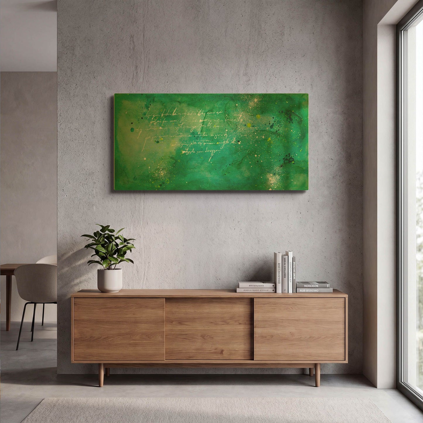 'April Nights' By Hanna Bruer Gold Metal Wall Art