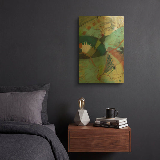 'Changes' By Ann Thompson Nemcosky Gold Metal Wall Art