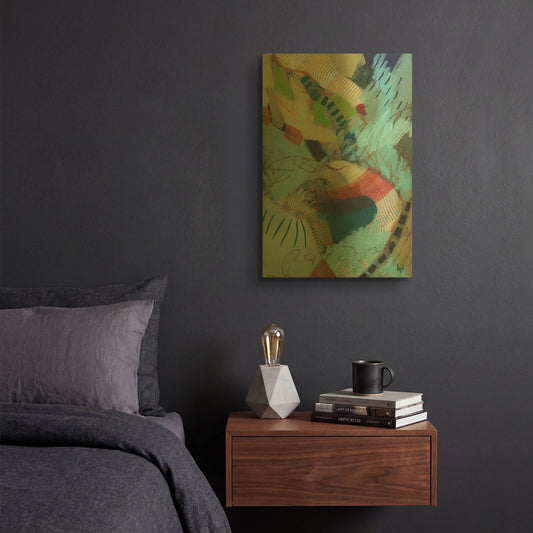 'Dont Look Back' By Ann Thompson Nemcosky Gold Metal Wall Art