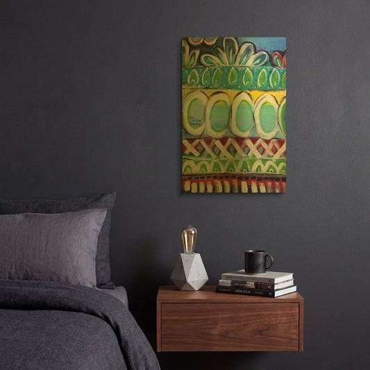 'LW1978' By Linda Woods Gold Metal Wall Art