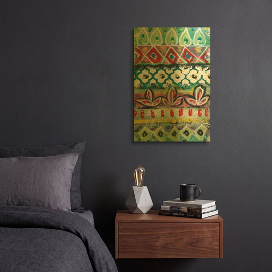 'LW2011' By Linda Woods Gold Metal Wall Art
