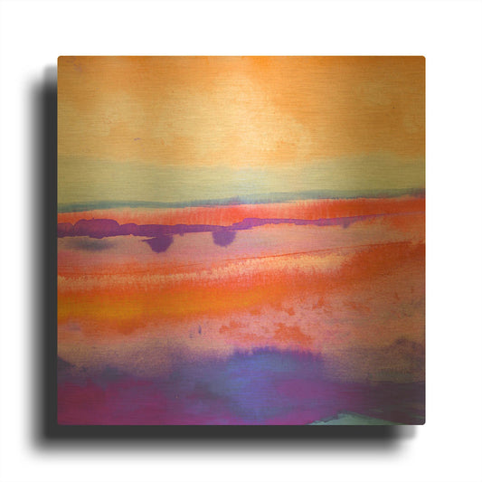 'Destiny Ii' By Jacqueline Maldonado Gold Metal Wall Art