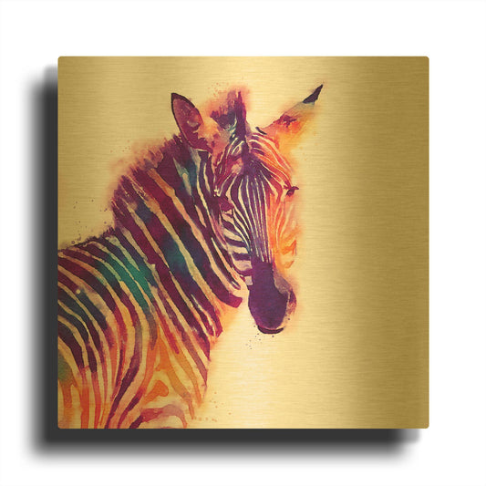 'The Aesthetic Ii' By Jacqueline Maldonado Gold Metal Wall Art