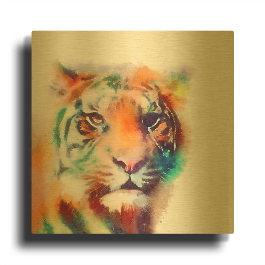 'The Elusive Ii' By Jacqueline Maldonado Gold Metal Wall Art