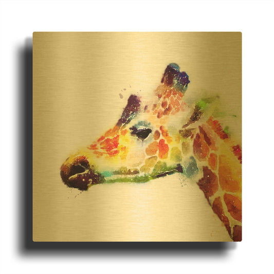 'The Graceful Ii' By Jacqueline Maldonado Gold Metal Wall Art