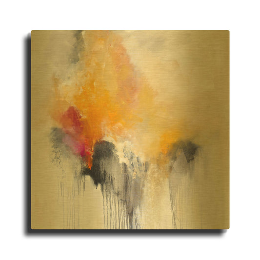 'Dancing On Land' By Karen Hale Gold Metal Wall Art