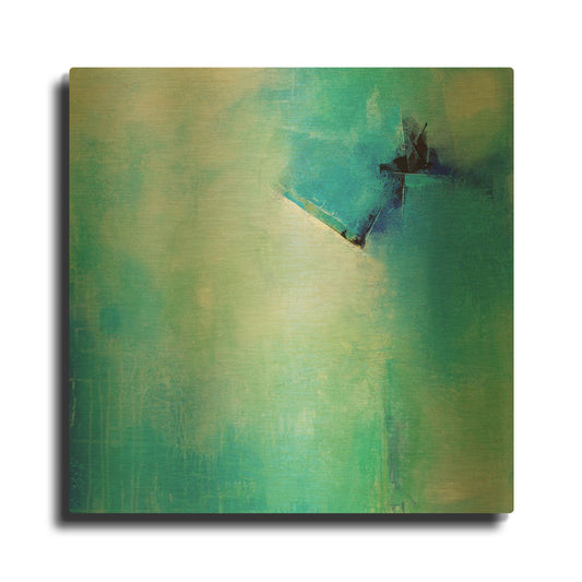 'Free Flow' By Karen Hale Gold Metal Wall Art