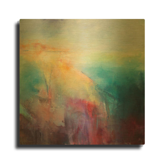 'Luminous Energy' By Karen Hale Gold Metal Wall Art
